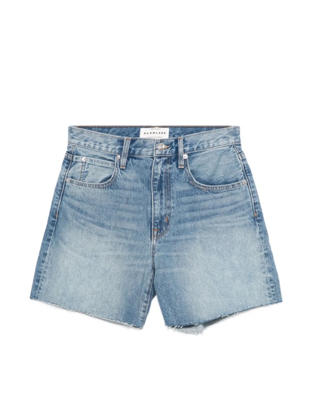 SLVRLAKE London Denim Jean Shorts in Pacific